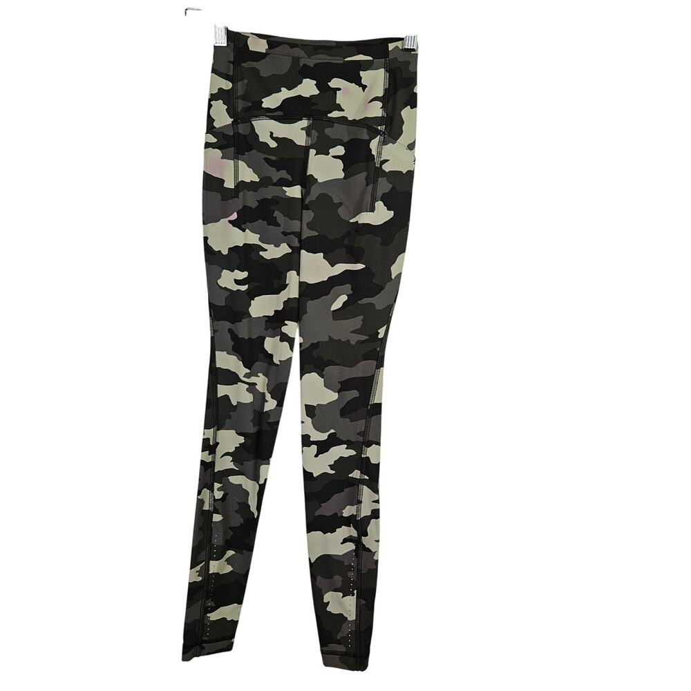 Lululemon Swift Speed High Rise Tight 28" 0 Heritage Camo Green Flawed‎